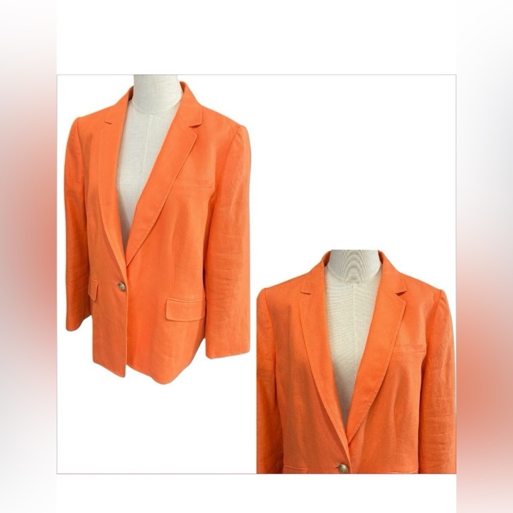 Women's Orange Blazer sze 2